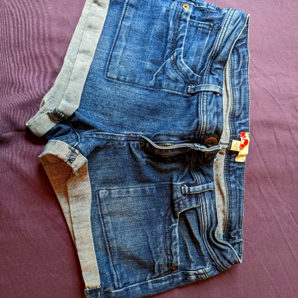 Juniors jean shorts